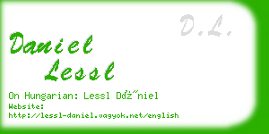 daniel lessl business card
